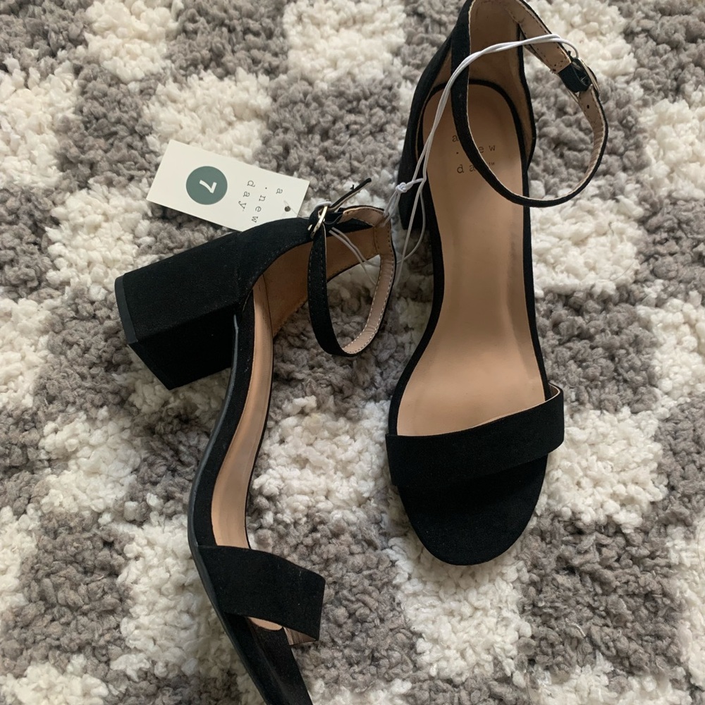 A New Day Womens Michaela Block Heel Sandals size 7